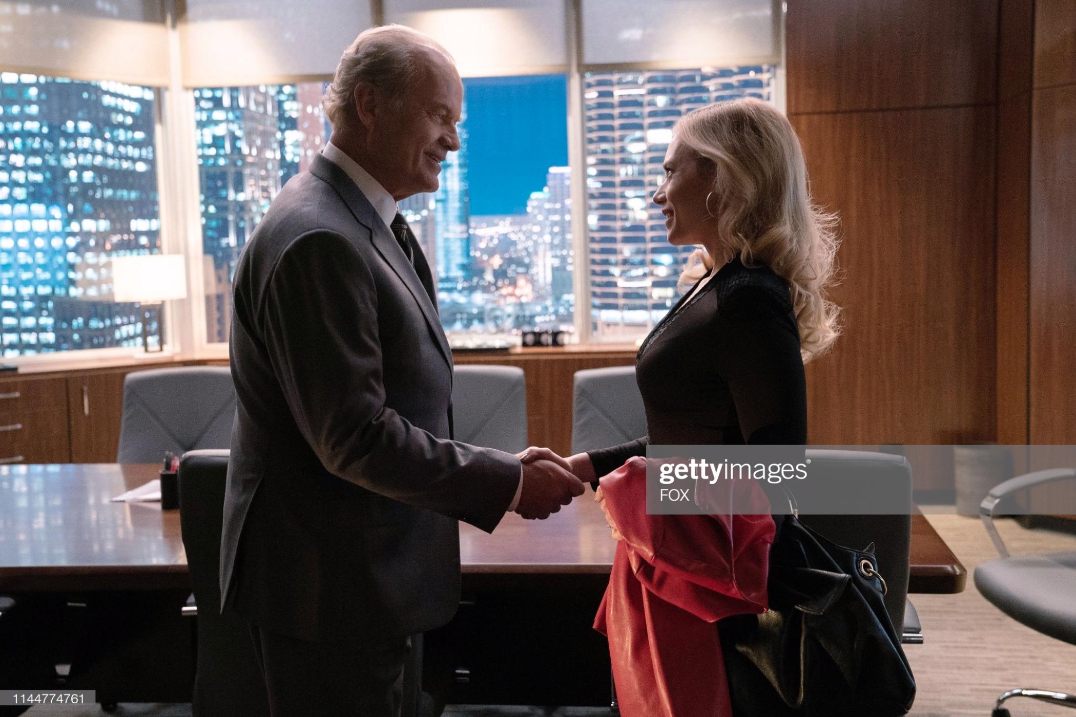 Kelsey Grammer and Caitlin Mehner in Proven Innocent (2019)