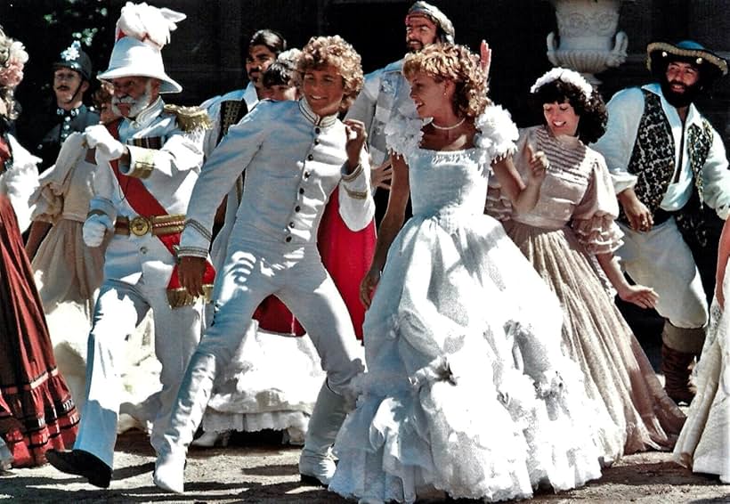 Christopher Atkins, Kristy McNichol, and Bill Kerr in The Pirate Movie (1982)