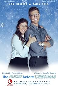 Mayim Bialik and Ryan McPartlin in Un volo a Natale (2015)