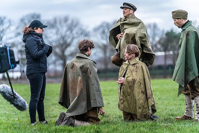 Matteo Pasquini, Brett Josen, Tom Van Der Staal, Cathinca Verlaek, and Michiel van Ieperen in The old lie (2024)