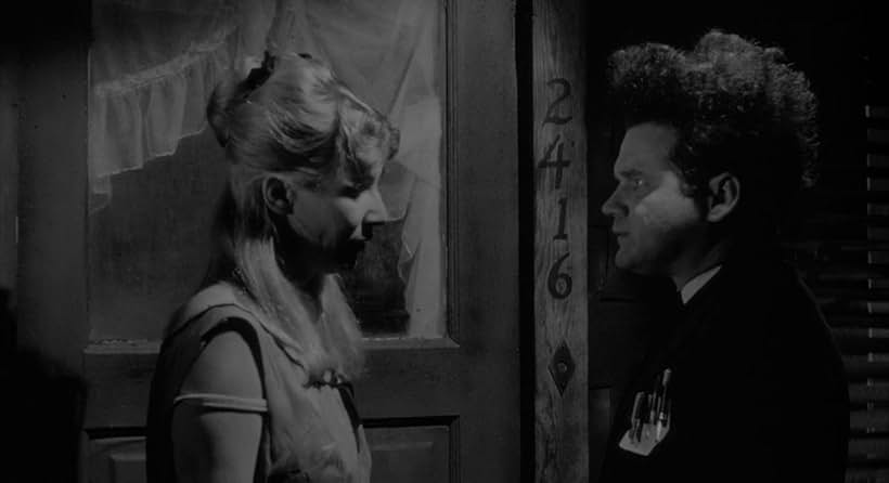 Jack Nance and Charlotte Stewart in Eraserhead (1977)