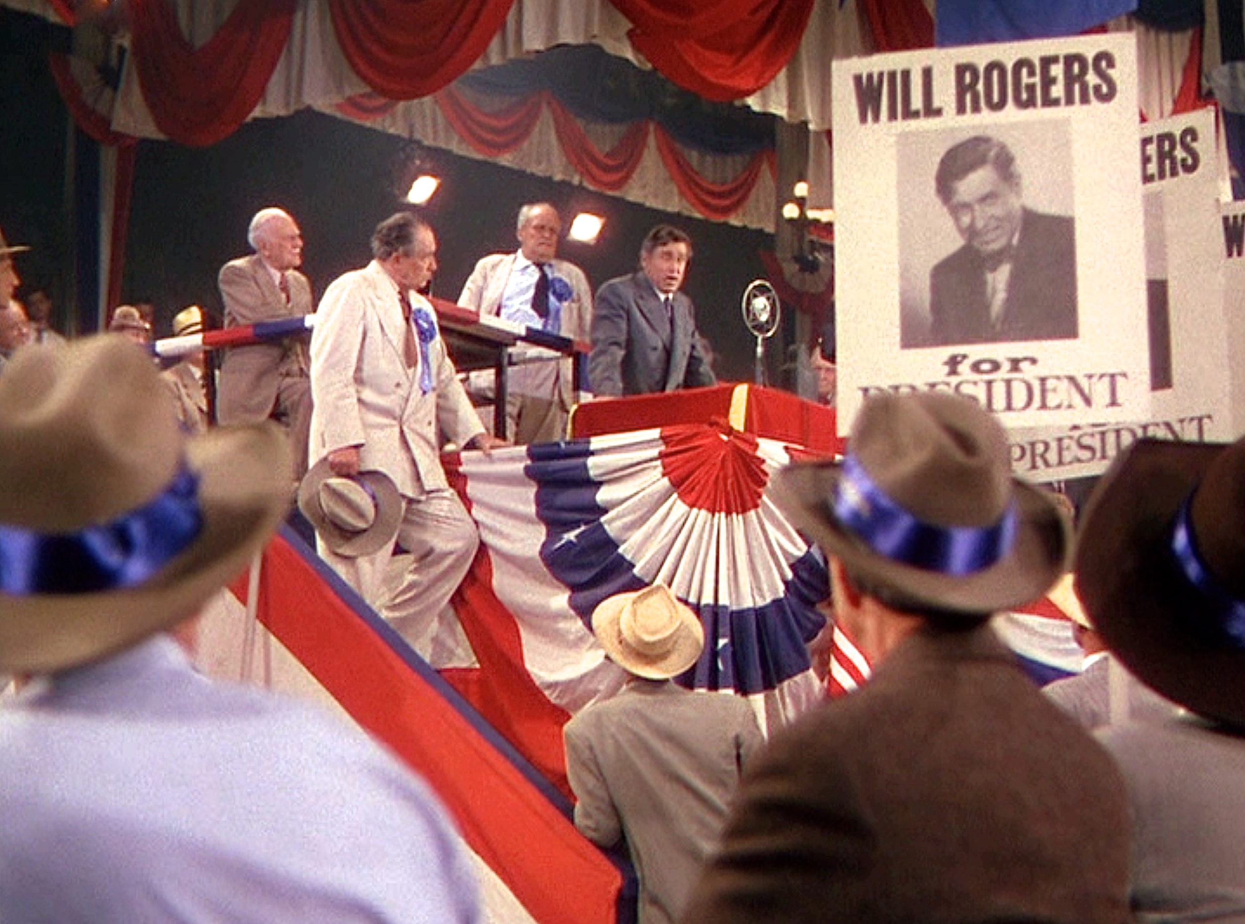 Marshall Bradford, Carl Benton Reid, and Will Rogers Jr. in The Story of Will Rogers (1952)