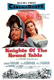 Ava Gardner and Robert Taylor in Knights of the Round Table (1953)