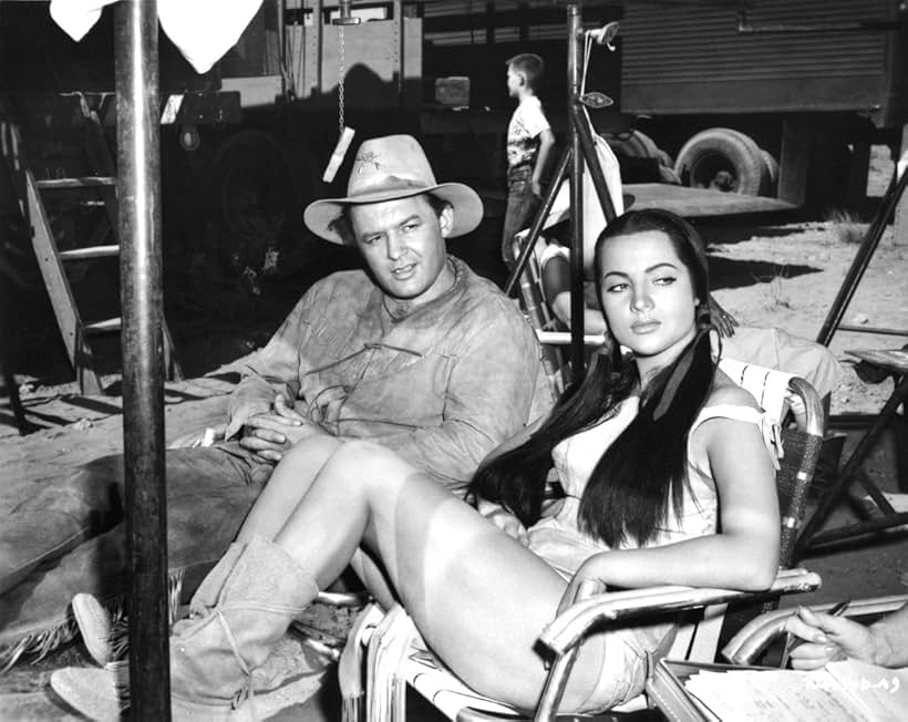 Rod Steiger and Sara Montiel in Run of the Arrow (1957)