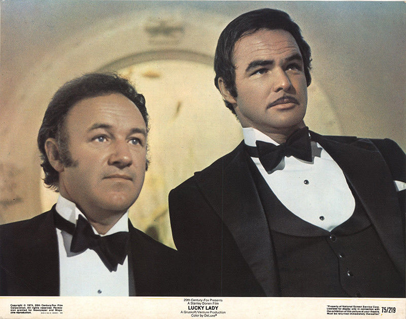 Gene Hackman and Burt Reynolds in Lucky Lady (1975)