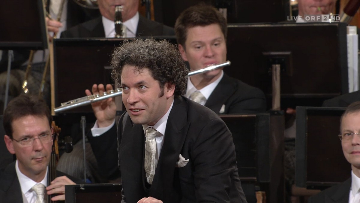 Gustavo Dudamel in Neujahrskonzert der Wiener Philharmoniker (1959)