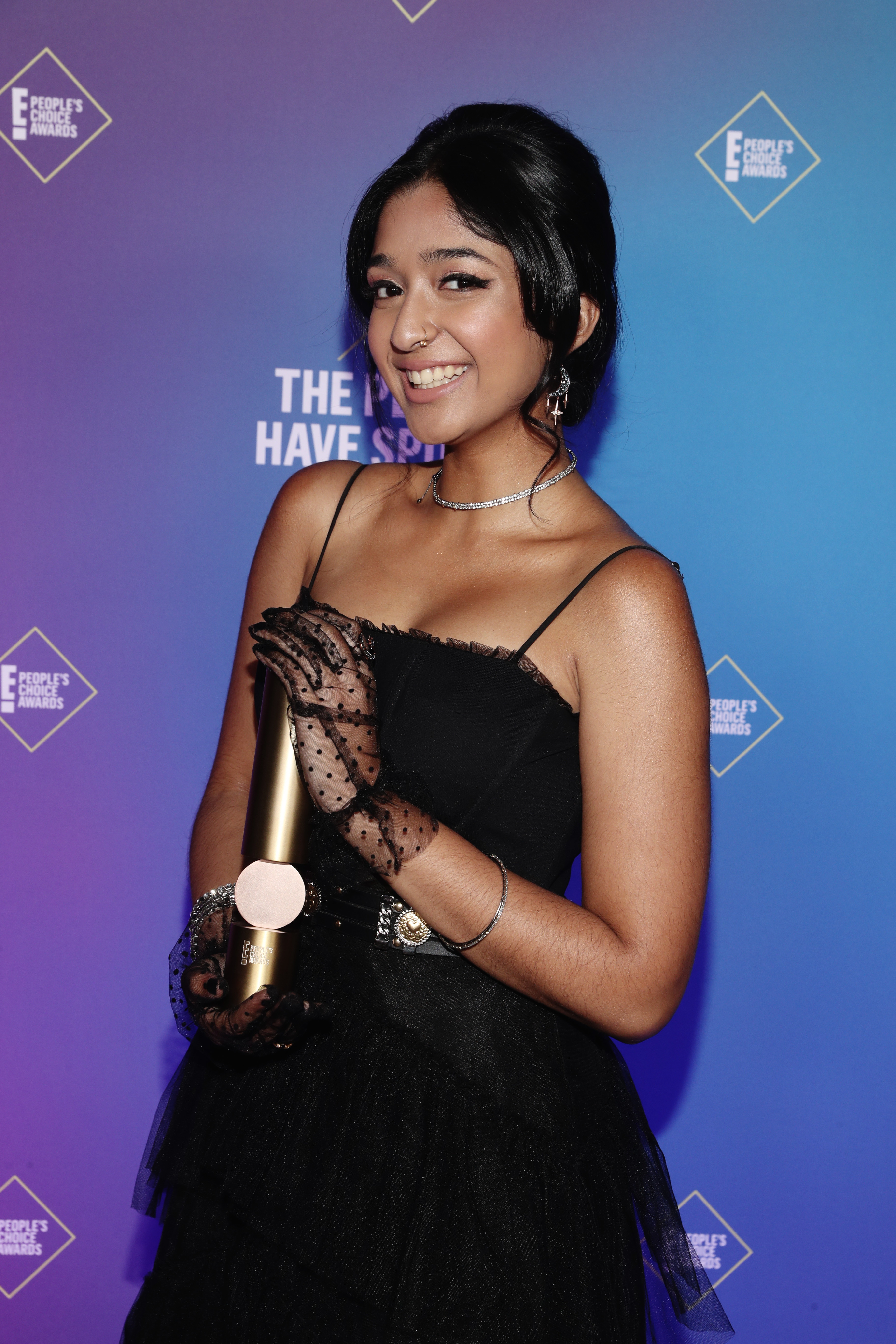 Maitreyi Ramakrishnan at an event for The E! People's Choice Awards (2020)