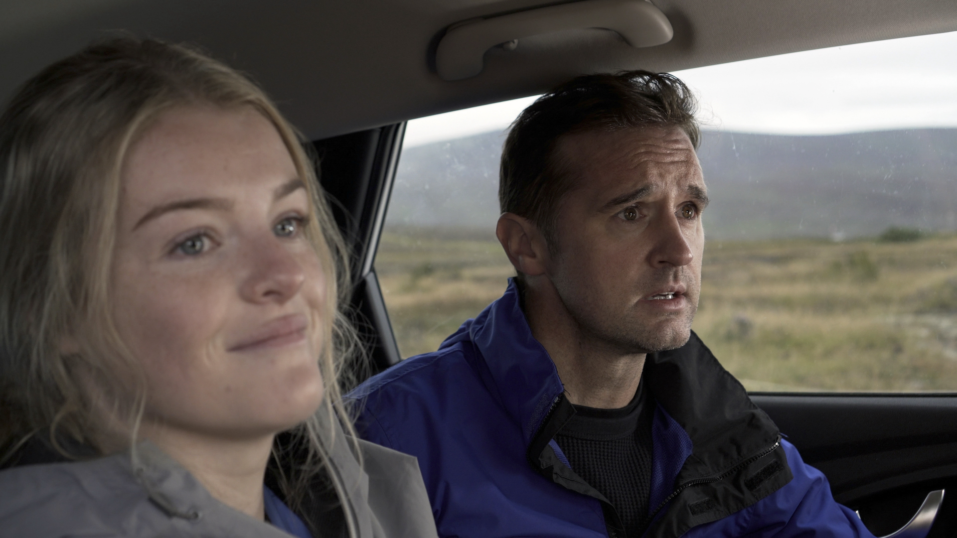 Áine Flanagan and Shane Connellan in Hillwalkers (2022)