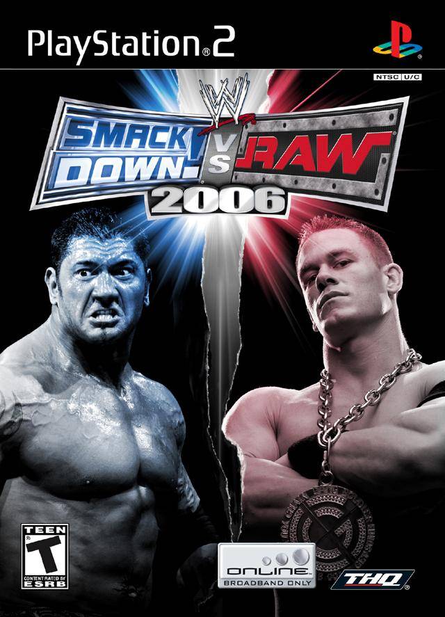 John Cena and Dave Bautista in WWE SmackDown! vs. RAW 2006 (2005)