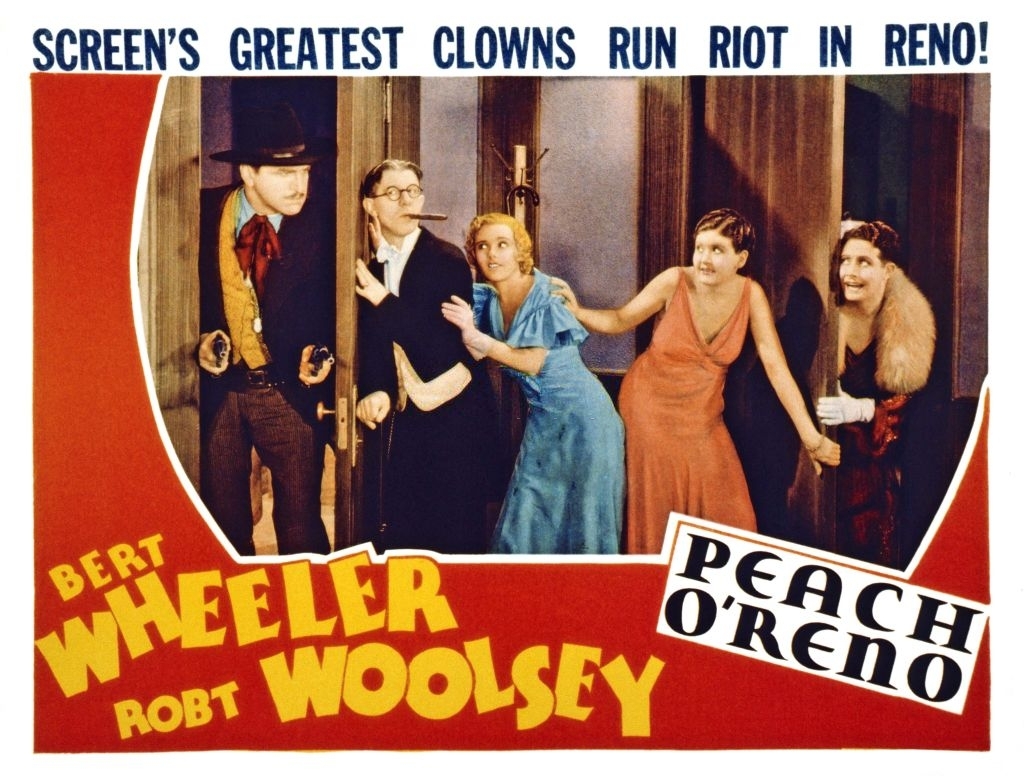 Mitchell Harris, Dorothy Lee, Zelma O'Neal, Bert Wheeler, and Robert Woolsey in Peach O'Reno (1931)