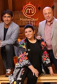 Fernanda Fuentes, Chris Carpentier, and Jorge Rausch in MasterChef Chile (2014)