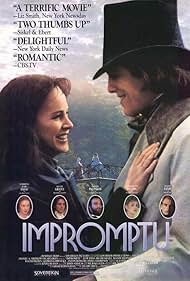 Hugh Grant, Judy Davis, Mandy Patinkin, Bernadette Peters, and Julian Sands in Impromptu (1991)