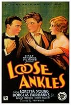 Douglas Fairbanks Jr., Edward J. Nugent, and Loretta Young in Loose Ankles (1930)