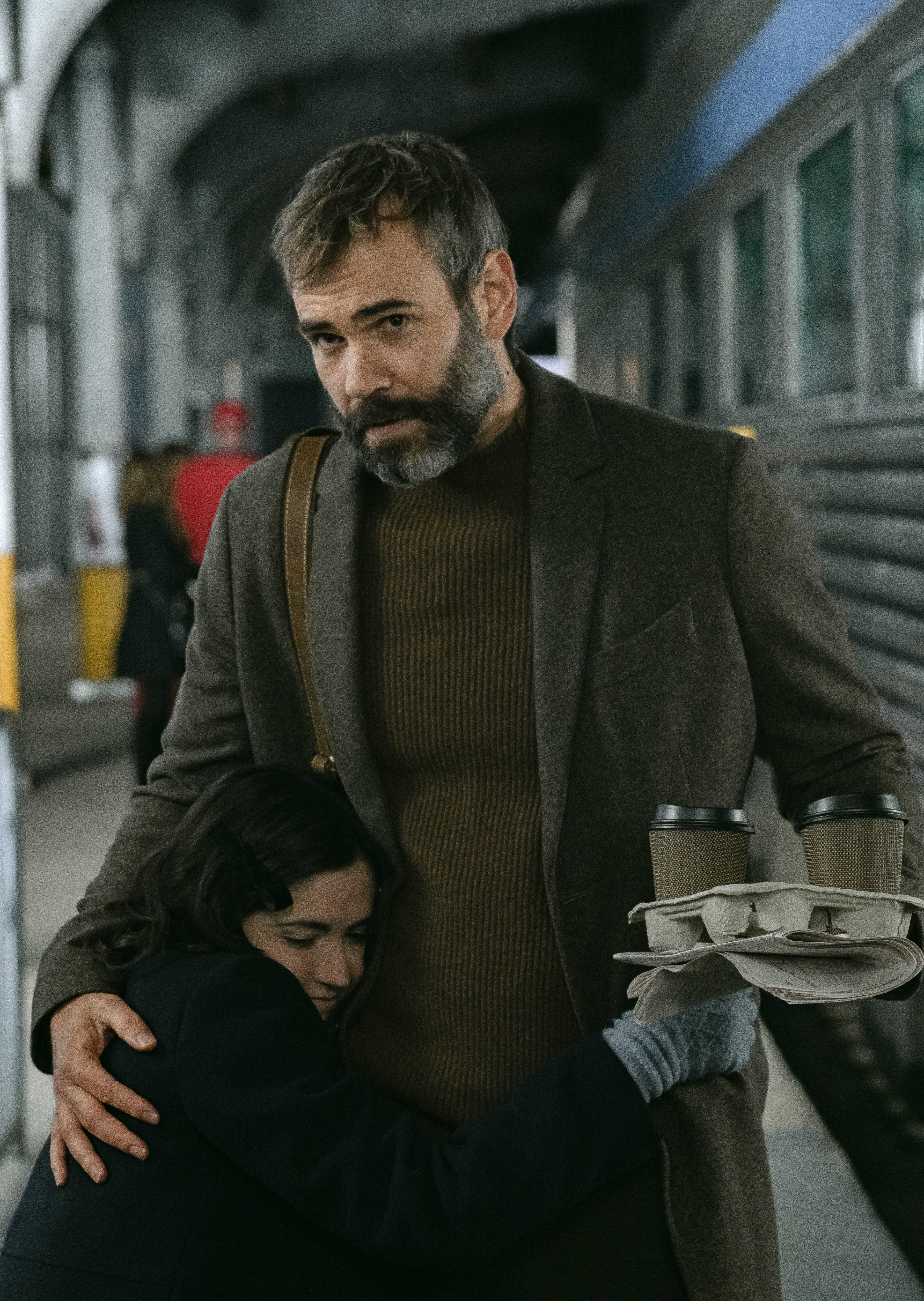 Rossif Sutherland and Steve Ackerman in Orphan: First Kill (2022)