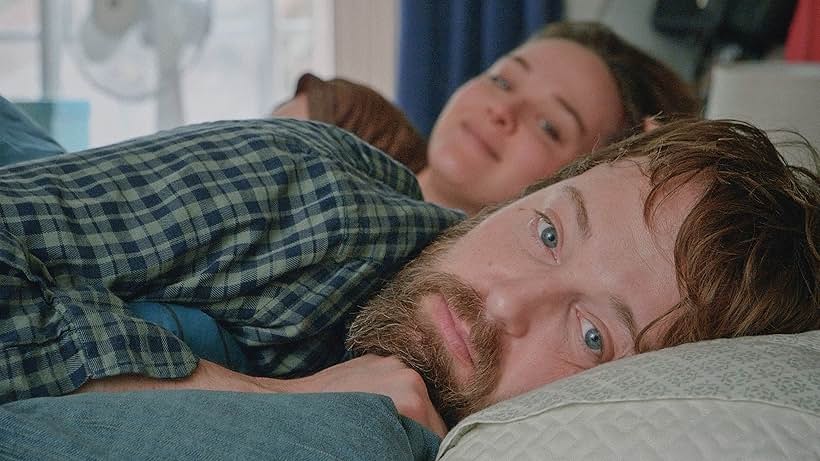 Joshua Leonard and Jess Weixler in Fully Realized Humans (2020)