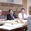 Kelly McGillis, Antony Holland, Kevin McNulty, and Jerry Wasserman in The Accused (1988)