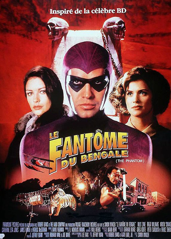 Billy Zane, Kristy Swanson, Catherine Zeta-Jones, and Cary-Hiroyuki Tagawa in The Phantom (1996)