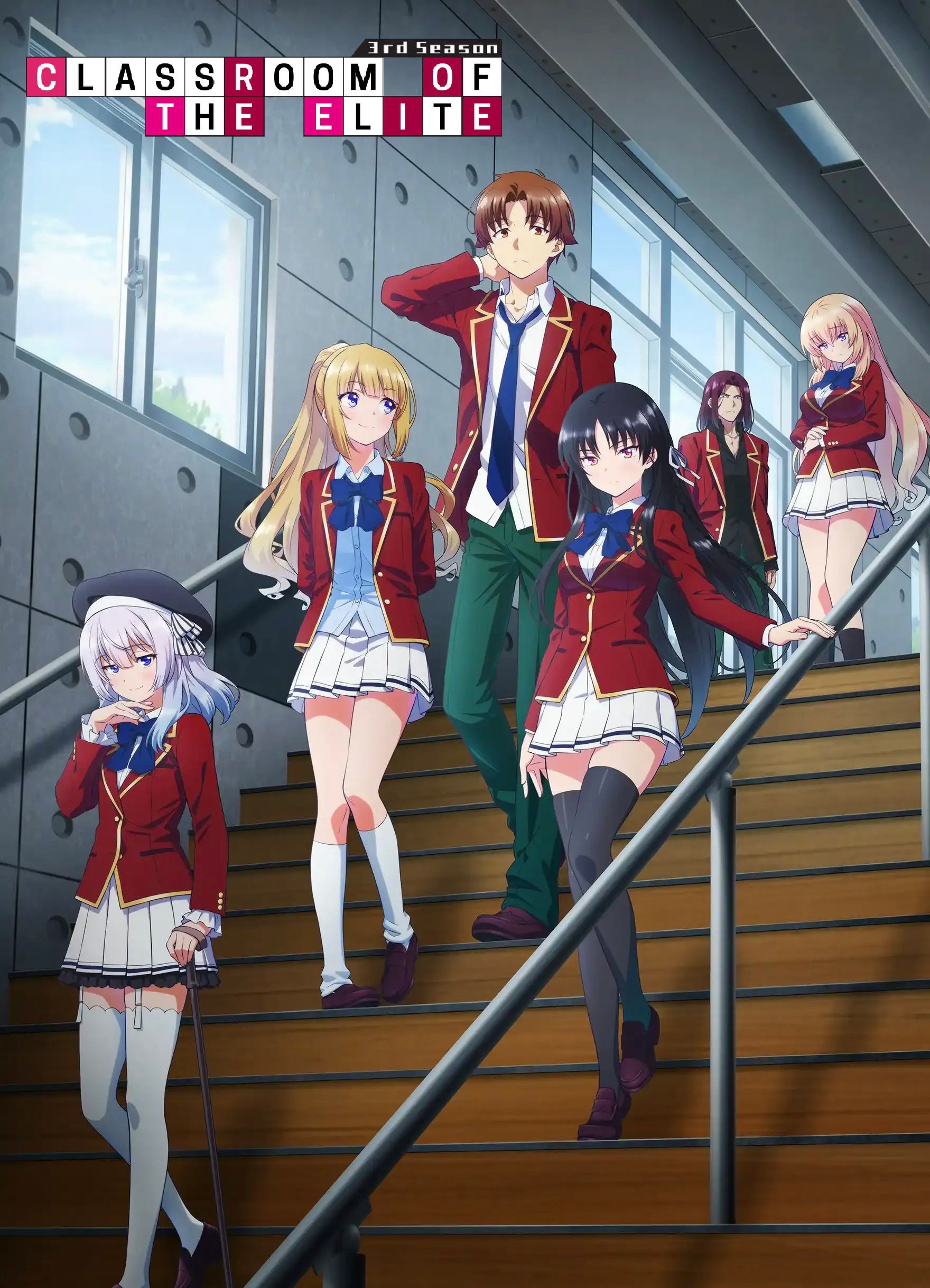 Eric Vale, Trina Nishimura, Justin Briner, Felecia Angelle, Bryn Apprill, and Kristi Rothrock in Classroom of the Elite (2017)