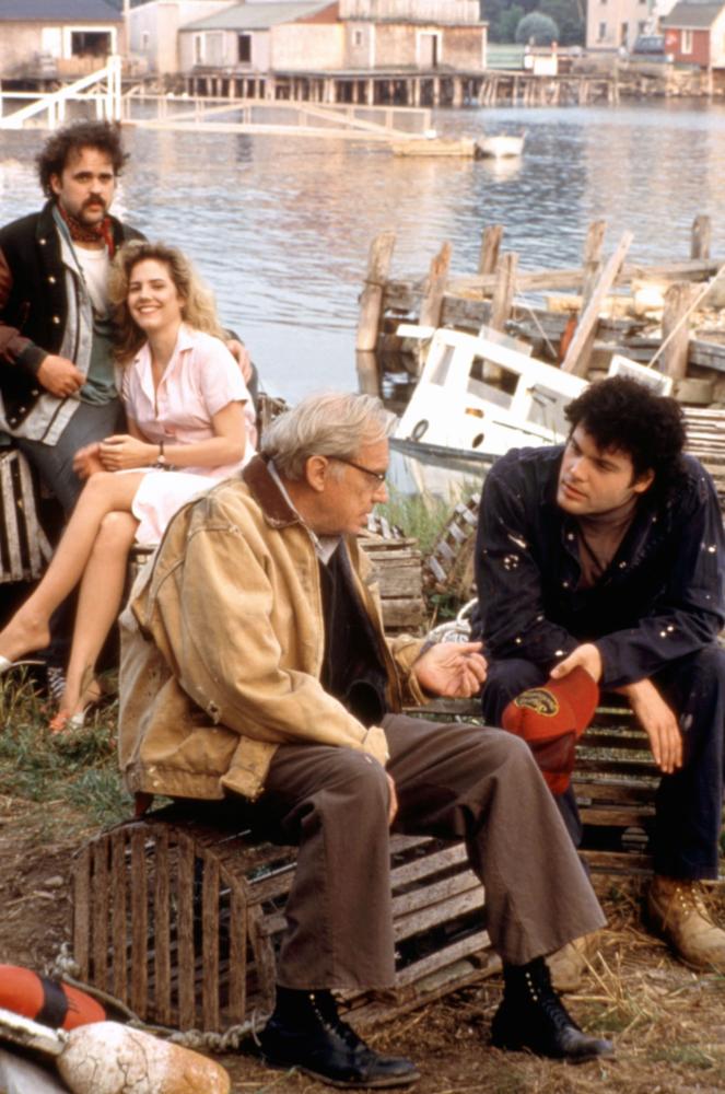 Vincent D'Onofrio, Mary-Louise Parker, Arthur Kennedy, and Kevin J. O'Connor in Signs of Life (1989)