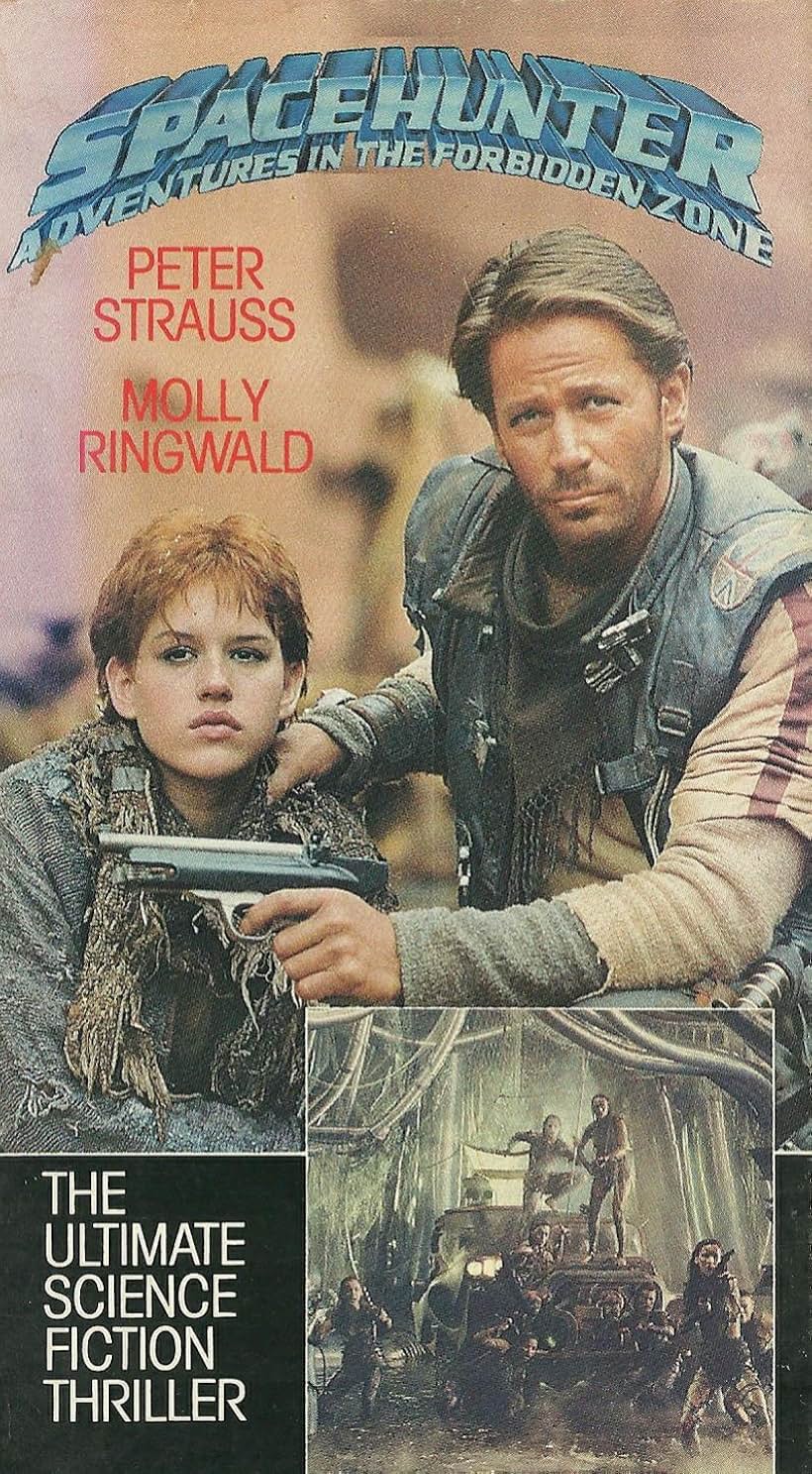 Molly Ringwald and Peter Strauss in Spacehunter: Adventures in the Forbidden Zone (1983)