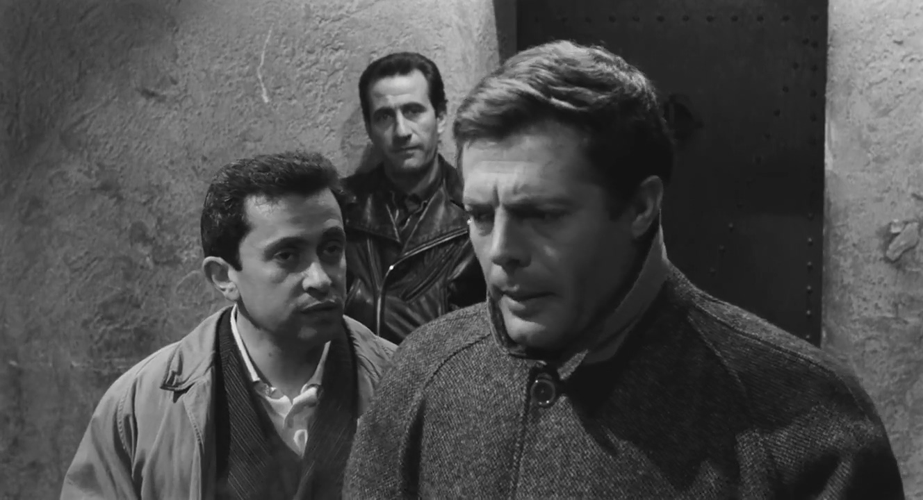 Marcello Mastroianni, Paolo Panelli, and Toni Ucci in The Assassin (1961)