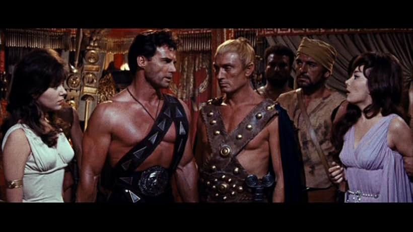 Ombretta Colli and Steve Reeves in The Slave (1962)