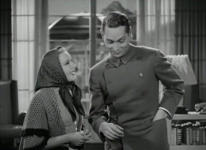 Franciska Gaal and Franchot Tone in The Girl Downstairs (1938)