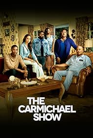 David Alan Grier, Loretta Devine, Amber Stevens West, Tiffany Haddish, Lil Rel Howery, and Jerrod Carmichael in The Carmichael Show (2015)