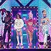 Loulou Velvet, Alvilda, Chloe Clarke, Gabanna, Star, and La Veuve in Drag Race Belgique (2023)