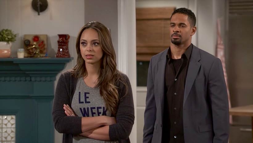 Amber Stevens West and Damon Wayans Jr. in Happy Together (2018)