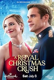 Katie Cassidy and Stephen Huszar in A Royal Christmas Crush (2023)