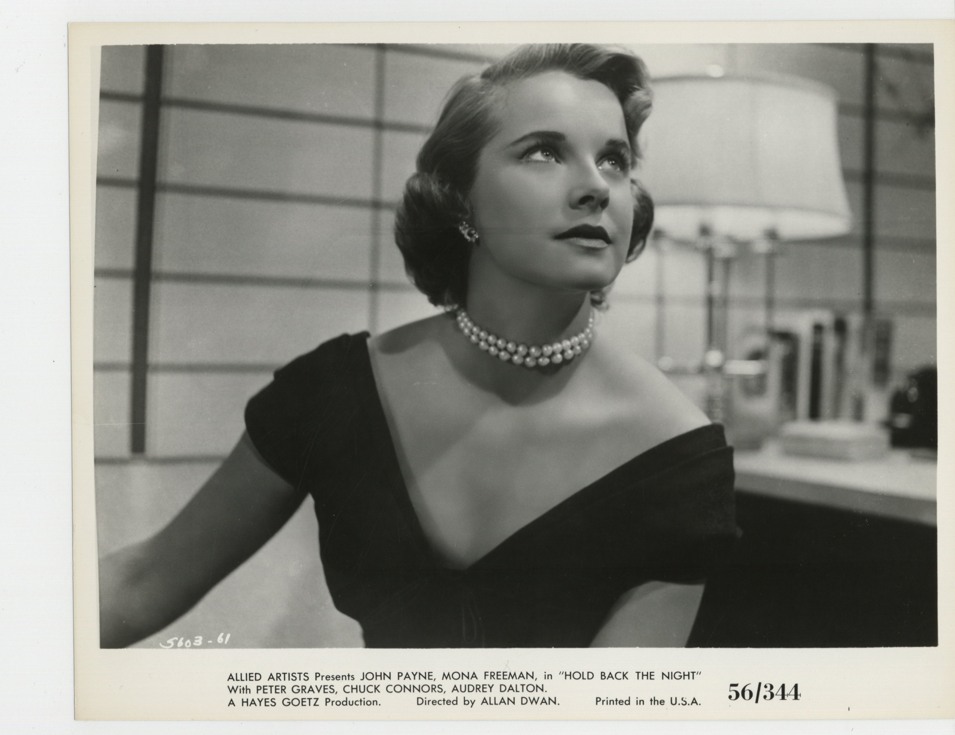 Mona Freeman in Hold Back the Night (1956)