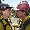 Josh Brolin and Miles Teller in Only the Brave (2017)