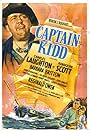 Randolph Scott, Charles Laughton, and Barbara Britton in Captain Kidd (1945)