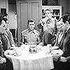 Paul Bakanas, Frances Bavier, Andy Griffith, Robert McQuain, and Orville Sherman in The Andy Griffith Show (1960)