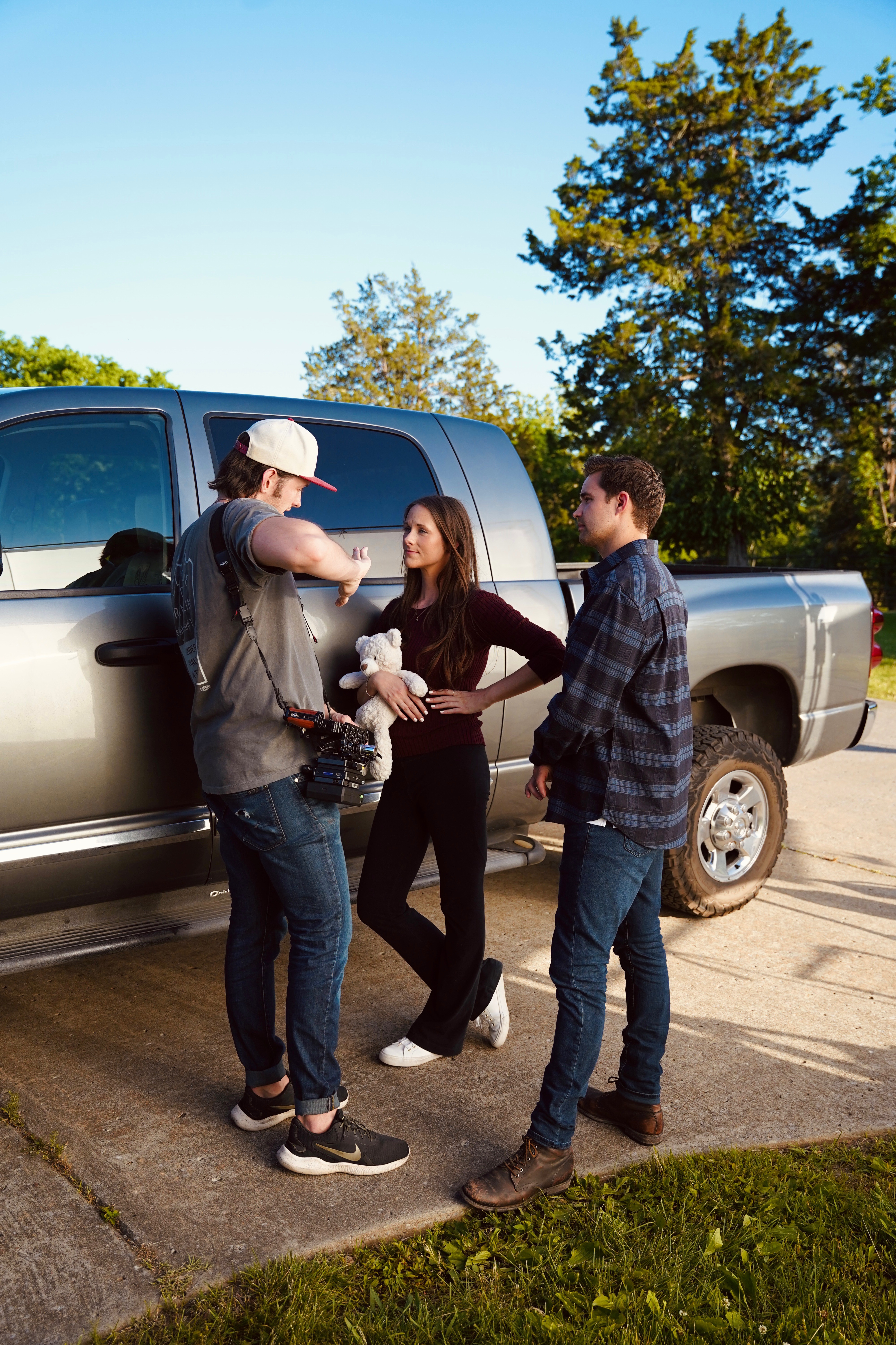 Kelsey Kupecky, Kyle Kupecky, and Tyler Russell in Ashley and Landon (2022)