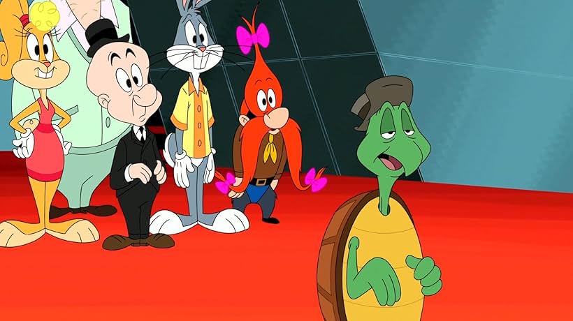 Maurice LaMarche, Jeff Bergman, Jim Rash, Billy West, and Rachel Ramras in Looney Tunes: Rabbits Run (2015)