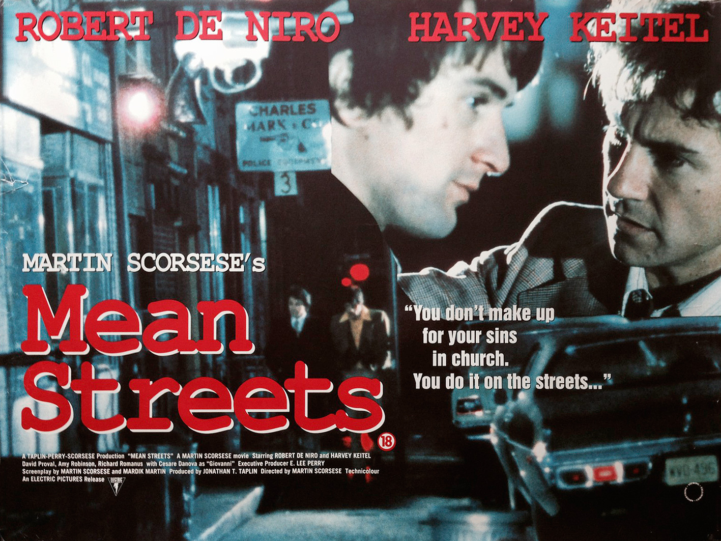 Robert De Niro and Harvey Keitel in Mean Streets (1973)