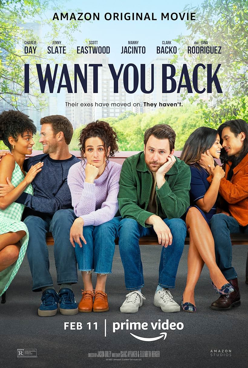 Charlie Day, Gina Rodriguez, Scott Eastwood, Jenny Slate, Manny Jacinto, and Clark Backo in I Want You Back (2022)