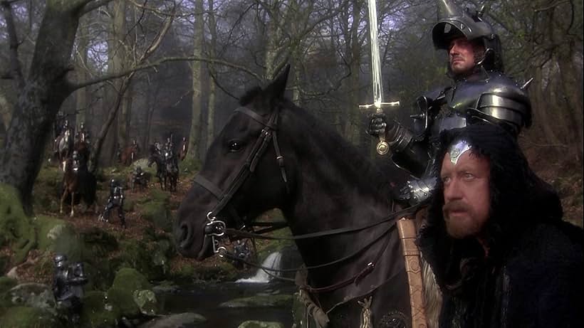 Gabriel Byrne and Nicol Williamson in Excalibur (1981)