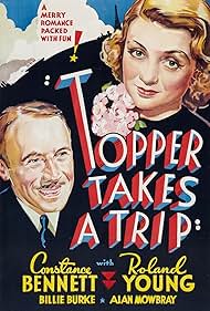 Constance Bennett and Roland Young in Topper Takes a Trip (1938)