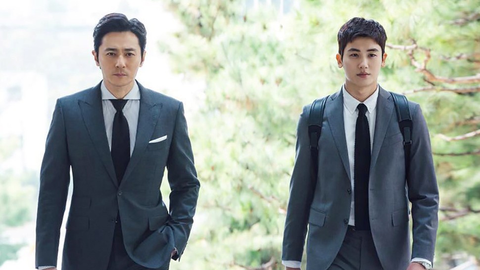 Jang Dong-gun and Park Hyung-sik in Suits (2018)