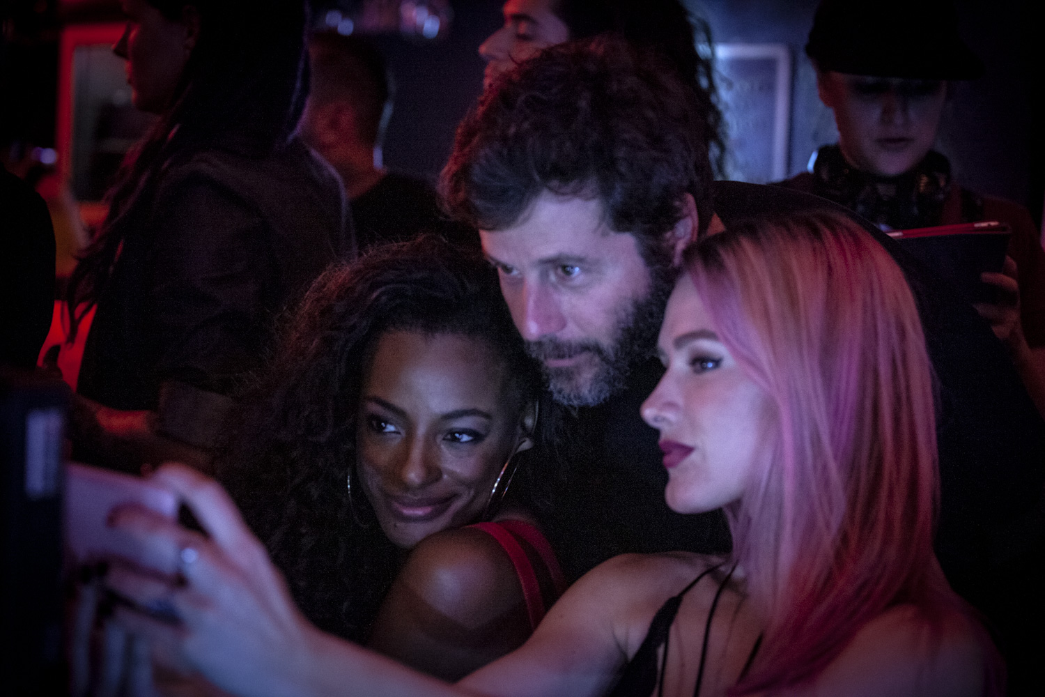 Fábio Mendonça, Fiorella Mattheis, and Pathy Dejesus in Rua Augusta (2018)