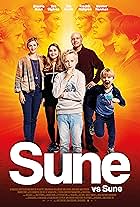 Fredrik Hallgren, Sissela Benn, Tea Stjärne, William Spetz, Elis Gerdt, Baxter Renman, and John Österlund in Sune vs. Sune (2018)