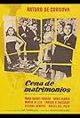 Rafael Alonso, Enrique Diosdado, Susana Campos, Arturo de Córdova, Marisa de Leza, and María Dolores Pradera in Cena de matrimonios (1962)