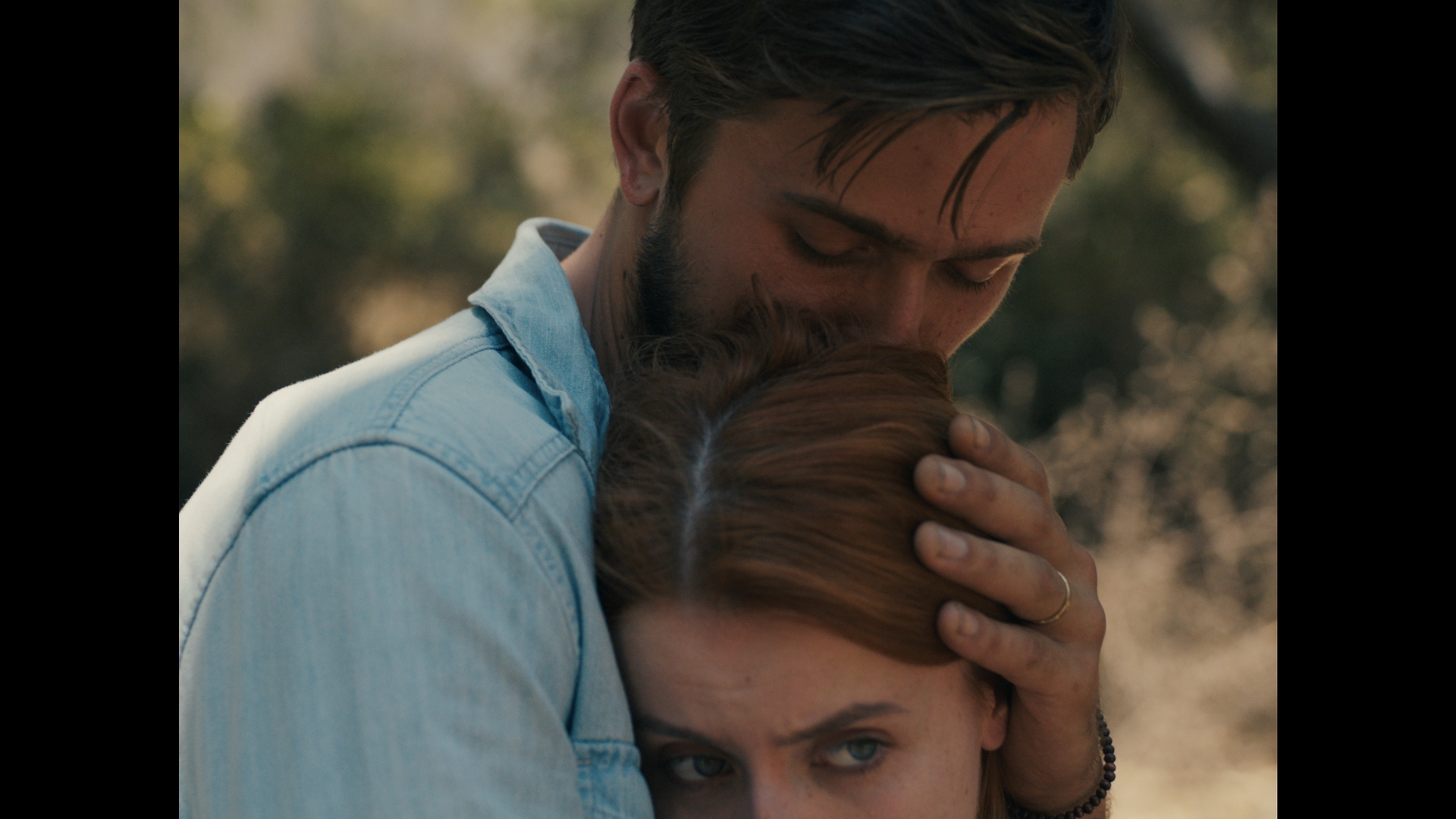 Rosie Day and Brandon Sklenar in Indigo Valley (2020)