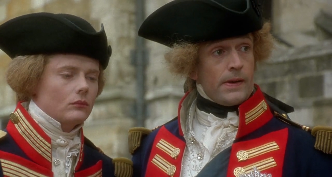 Rupert Everett and Julian Rhind-Tutt in The Madness of King George (1994)