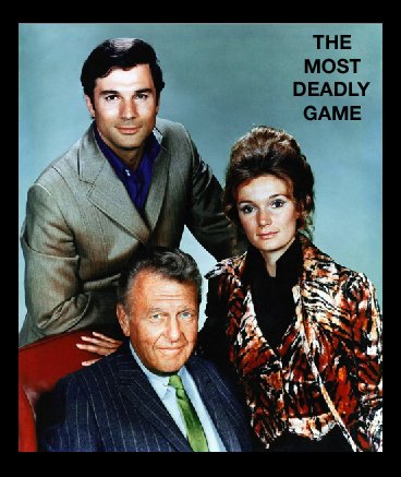 Ralph Bellamy, George Maharis, and Yvette Mimieux in The Most Deadly Game (1970)