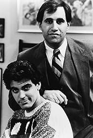 George Clooney and Richard Kind in Bennett Brothers (1987)