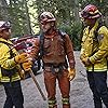 Jules Latimer, Max Thieriot, and Jordan Calloway in Fire Country (2022)